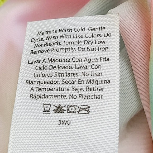 Wonder Nation Girls Sz M 7/8 Unicorn Tankini Bikini 2 Pcs UPF 50+ - Picture 8 of 8